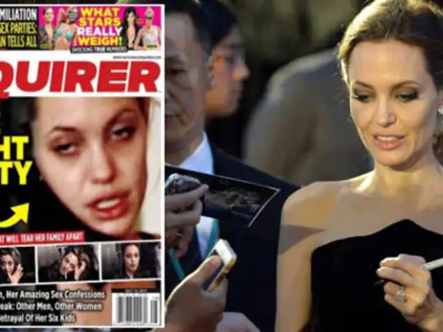 Publican fotografías de Angelina Jolie aparentemente consumiendo drogas