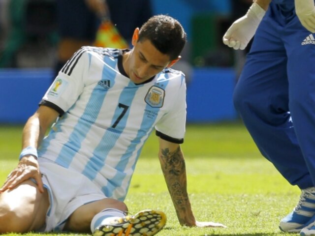 Ángel Di María se perderá el resto del Mundial Brasil 2014 por lesión