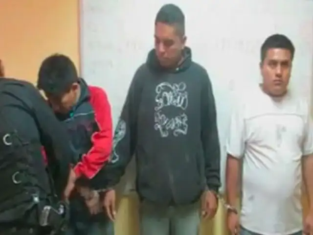 Capturan a banda que asaltaba a universitarios en Huaral