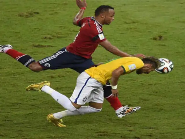 Brasil 2014: FIFA no sancionará a jugador colombiano que lesionó a Neymar