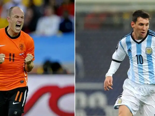 Argentina vs. Holanda: Messi y Robben por el último cupo a la final de Brasil 2014