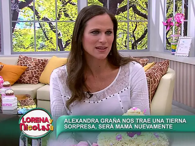 Alexandra Graña anunció que está en la dulce espera de su segunda hija