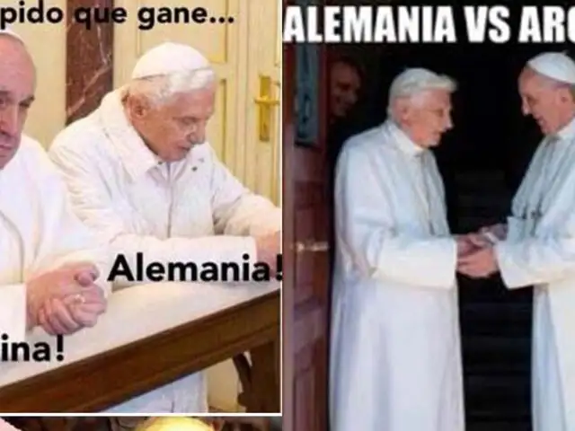 Francisco vs. Benedicto: memes inspirados en el Vaticano ya calientan la final