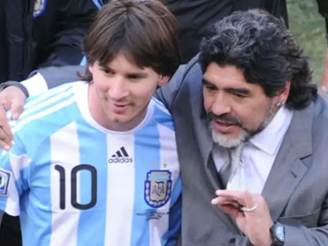 Brasil 2014: Diego Maradona envió mensaje de aliento a Lionel Messi