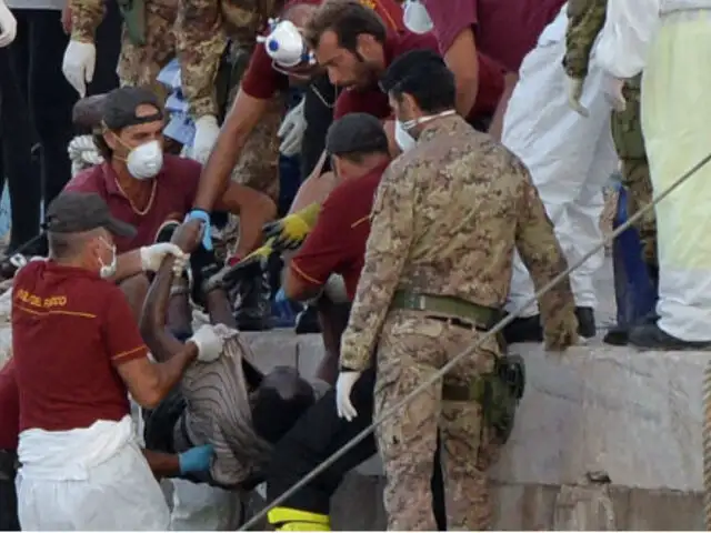 Italia: 19 inmigrantes fallecieron en barco por inhalación de gases tóxicos