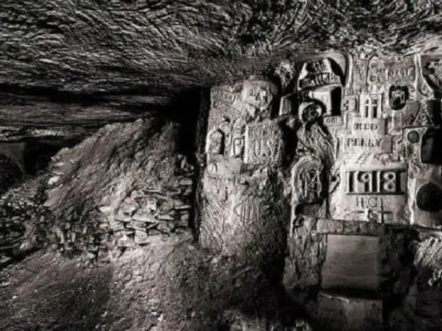FOTOS: difunden inéditas fotografías de túneles secretos de la I Guerra Mundial