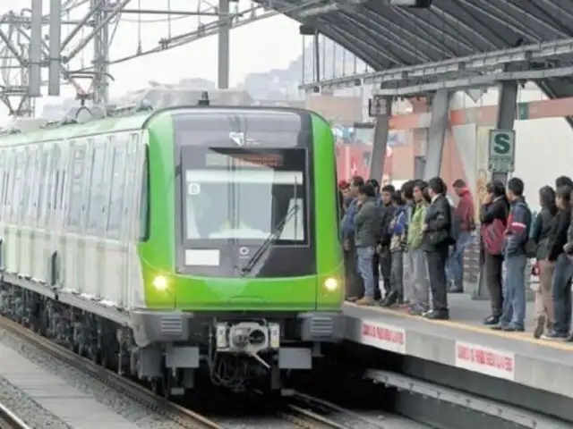 Línea 1 del Metro de Lima cubrirá el total de su ruta el próximo fin de semana