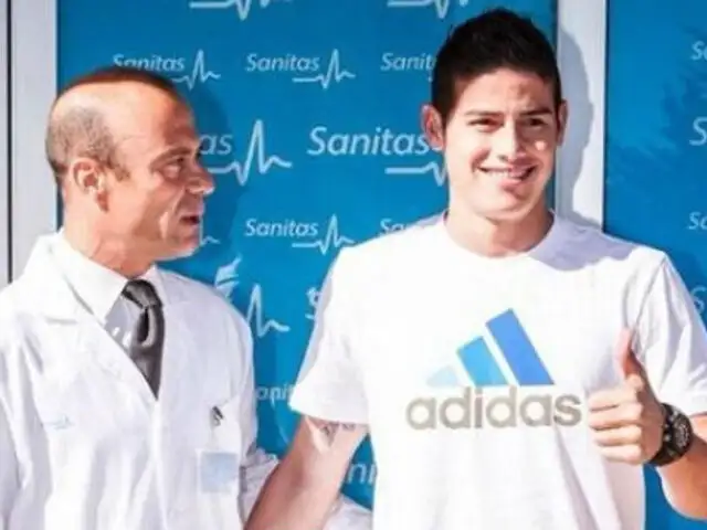 James Rodríguez pasa exámenes médicos y se integra oficialmente al Real Madrid