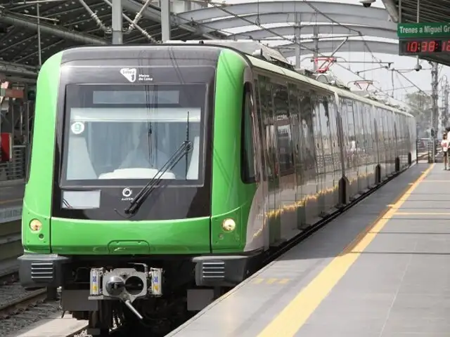 Atención: Tramo 2 de la línea 1del Metro de Lima tendrá cambio de horarios