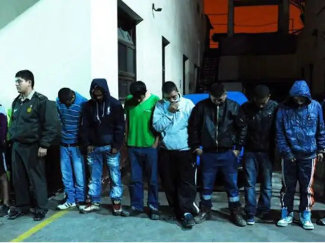Callao: Policía Nacional capturo a 18 delincuentes que asaltaban camiones en marcha