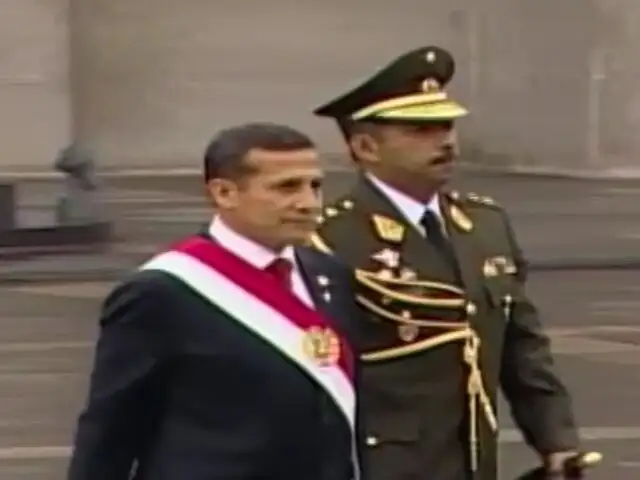 Presidente Humala se dirigió a la Catedral de Lima para misa Te Deum
