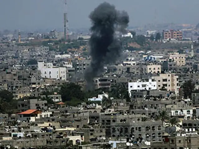 Gaza: más de cien palestinos murieron hoy tras intensos bombardeos israelíes