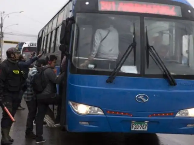 Fiestas Patrias: buses del corredor vial circularán hoy desde las 3:00 p.m.