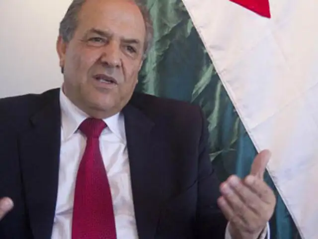 Embajador palestino agradeció solidaridad de la cancillería peruana