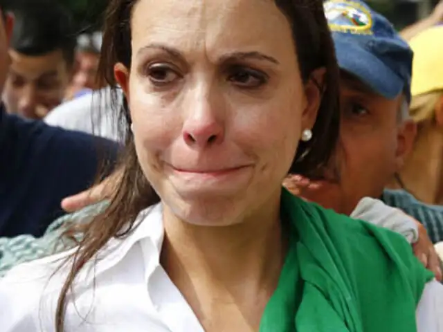Venezuela: desconocidos intentaron golpear a exdiputada María Corina Machado