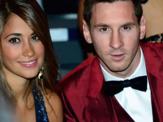 FOTO: viento dejó al descubierto los encantos de la bella novia de Lionel Messi