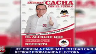 Esteban Cacha: Mi apellido no tiene doble sentido en propagandas políticas