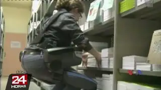 Crean exoesqueleto que permite a trabajadores cargar objetos pesados