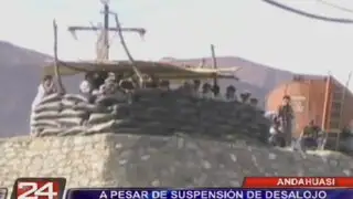 Suspenden desalojo en azucarera Andahuasi por falta de garantías