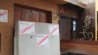 Municipalidad de Puente Piedra clausuró bares y prostíbulos clandestinos