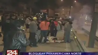 Puente Piedra: bloquean Panamericana Norte tras atropello a una mujer