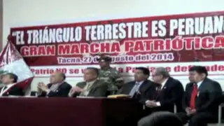 Tacna: Comité Cívico Patriótico confirma marcha a triángulo terrestre