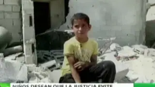 Niño envía mensaje de esperanza tras perder a su familia en Gaza