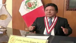 Suspendido fiscal Carlos Ramos: "Exijo la captura de Martín Belaunde Lossio"
