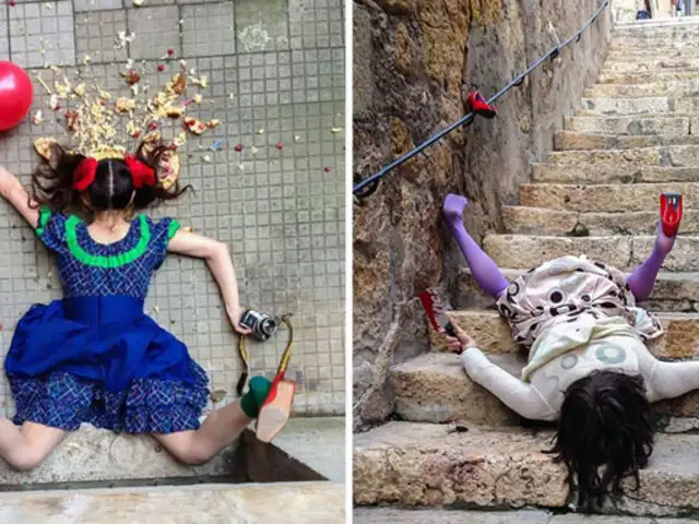 FOTOS: un fotógrafo recreó las caídas más divertidas y este fue el resultado