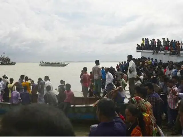 Naufraga un barco con 250 pasajeros a bordo en Bangladesh