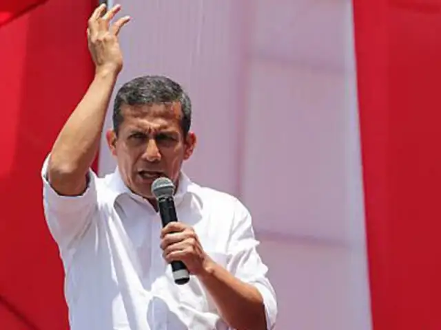 Ipsos: aprobación del presidente Humala subió a 29 % en agosto