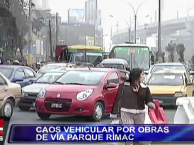 Gran caos vehicular tras cierre de avenida 9 de octubre en San Juan de Lurigancho