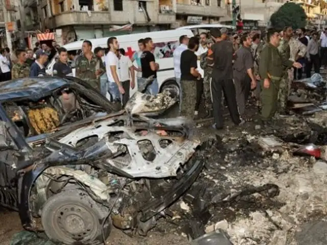 Siria: reportan 16 muertos por bombardeos en Damasco