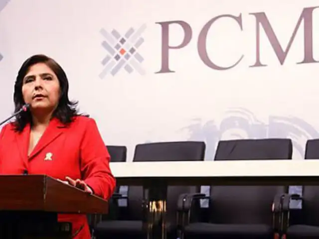 Premier Ana Jara dice que diálogo con partidos es cimiento de la democracia