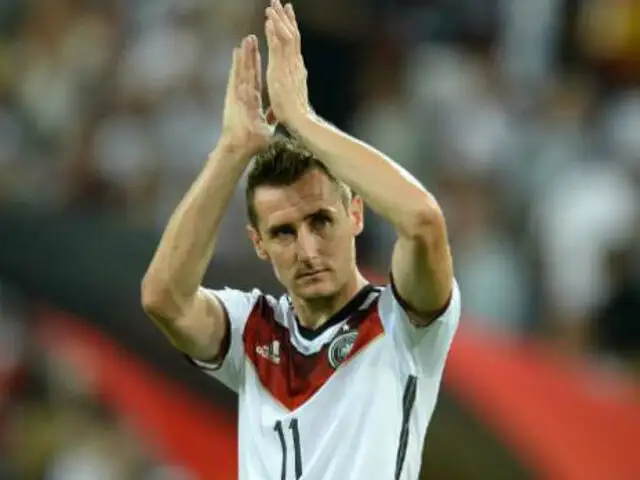 Miroslav Klose anunció su retiro de la selección de Alemania