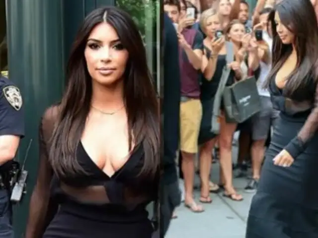 FOTOS: ni los policías se resisten a los ‘encantos’ de Kim Kardashian
