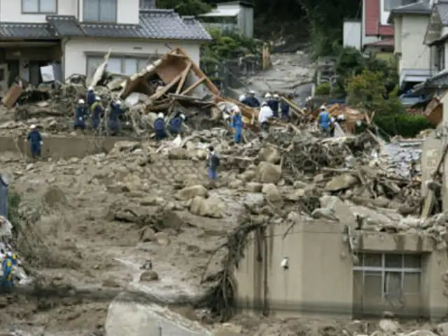 Al menos 32 muertos y 9 desaparecidos deja gigantesco alud en Japón