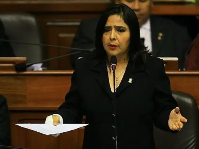 Ana Jara apoya a Humala y dice que Caso López Meneses es “corrupción policial”