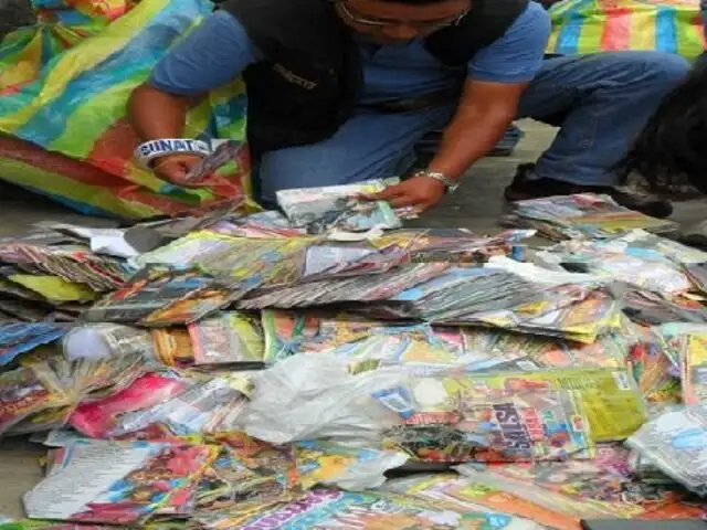 Trujillo: decomisan más de 15 mil CDs y DVDs piratas