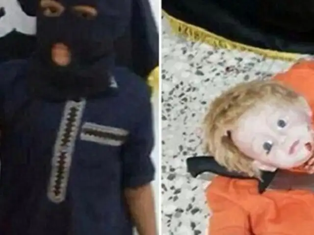 Difunden imágenes de Yihadistas enseñando a niños a decapitar