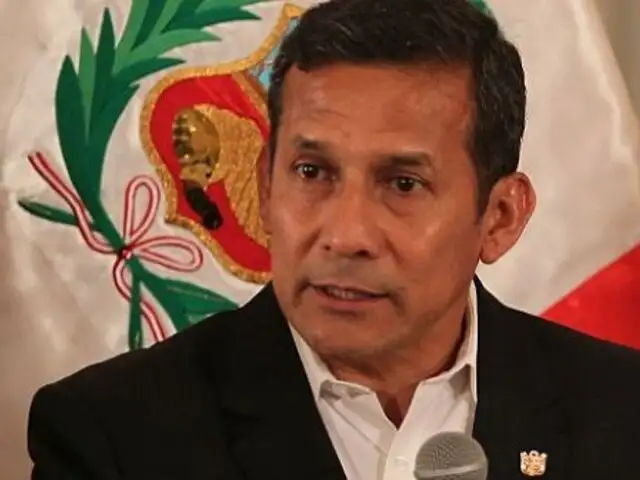Presidente Ollanta Humala: “Urresti no intenta faltarle el respeto al periodismo”