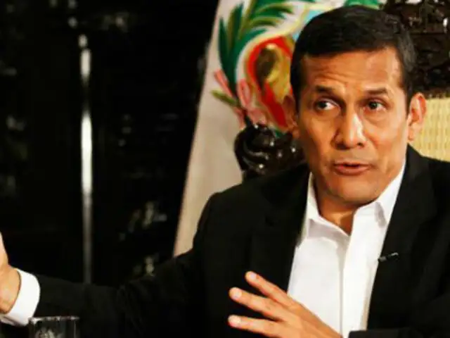 Presidente Humala pide a candidatos al municipio de Lima evitar 