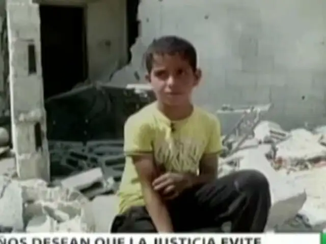 Niño envía mensaje de esperanza tras perder a su familia en Gaza