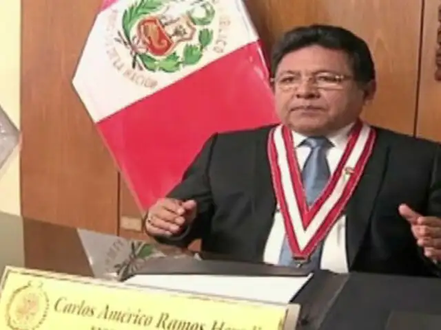 Suspendido fiscal Carlos Ramos: