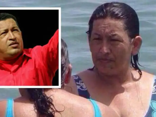 Imagen de mujer muy parecida a Hugo Chávez remece las redes sociales