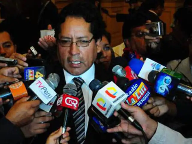 Gana Perú pide a Jorge del Castillo presente pruebas de corrupción en el Gobierno