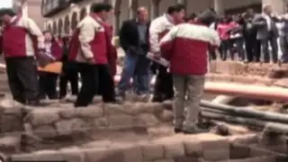 Hallan muro y escalinata inca cerca de Centro Histórico del Cusco