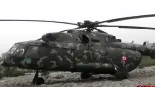 Helicóptero del Ejército se enredó con cables y aterrizó de emergencia en Ñaña