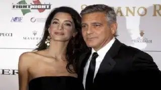 George Clooney se casó con Amal Alamuddin en Venecia