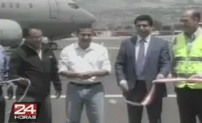 Ayacucho: presidente Ollanta Humala inauguró remodelado aeropuerto